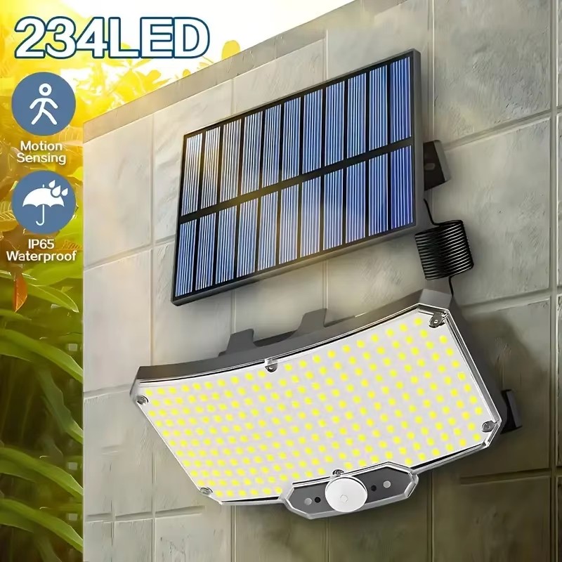 Motion Sensor Light - Lampes solaires d'extérieur 234 LED avec
