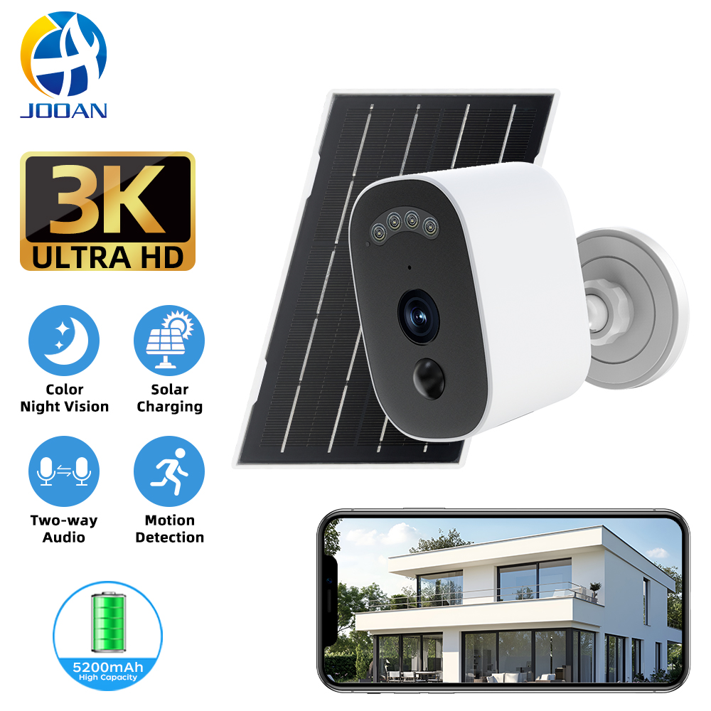 Smart Home Battery Camera - Jooan 3K HD caméra de sécurité