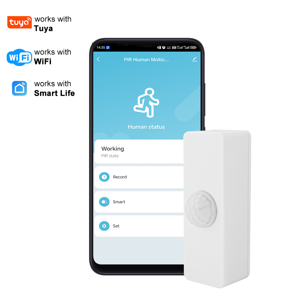 Pir Motion Sensor - Détecteur de mouvement PIR intelligent Tuya,