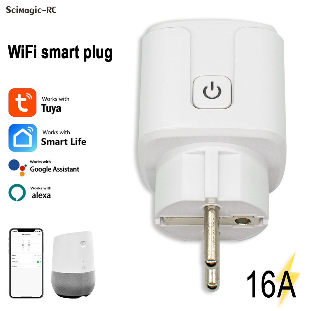 Wifi Smart Plug - Prise WiFi intelligente Tuya 16A, avec