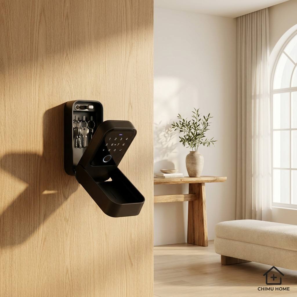 Airbnb Smart Home - 【CHIMU HOME】Coffre-fort intelligent WiFi avec empreinte