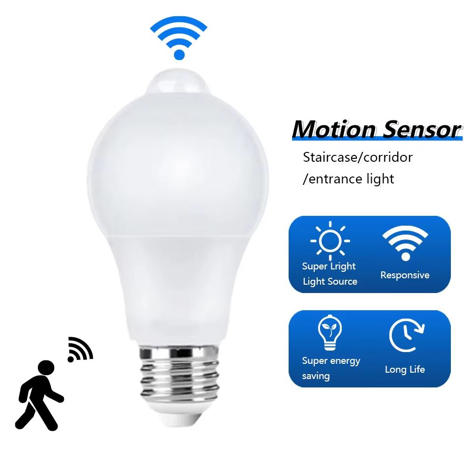 Pir Motion Sensor - E27 12W Radar micro-ondes détection de