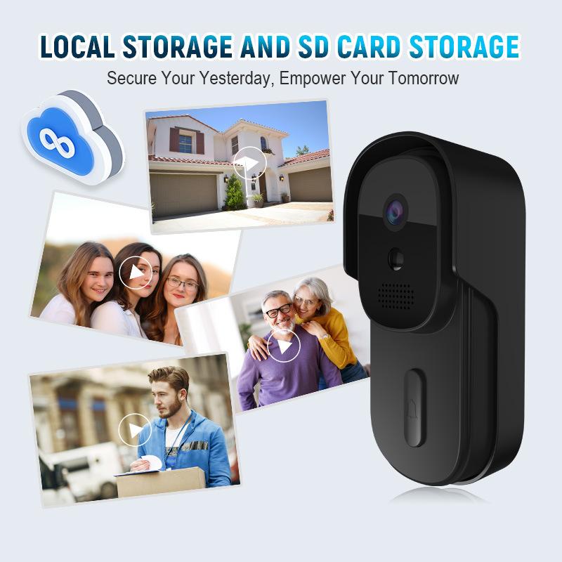 Smart Home Battery Camera - Sonnette vidéo Tuya 2MP étanche 1080P