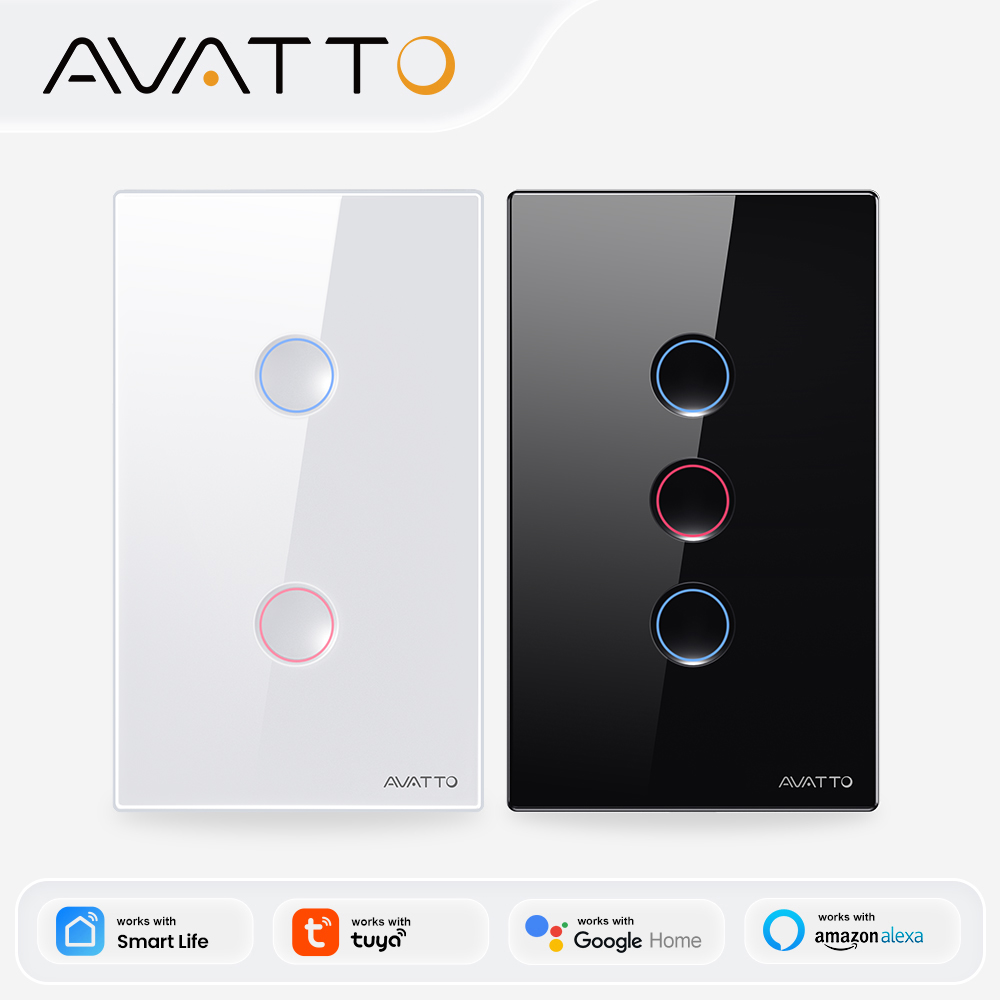 Smart Home Remote - AVATTO Interrupteur intelligent ZigBee 1/2/3/4 voies,