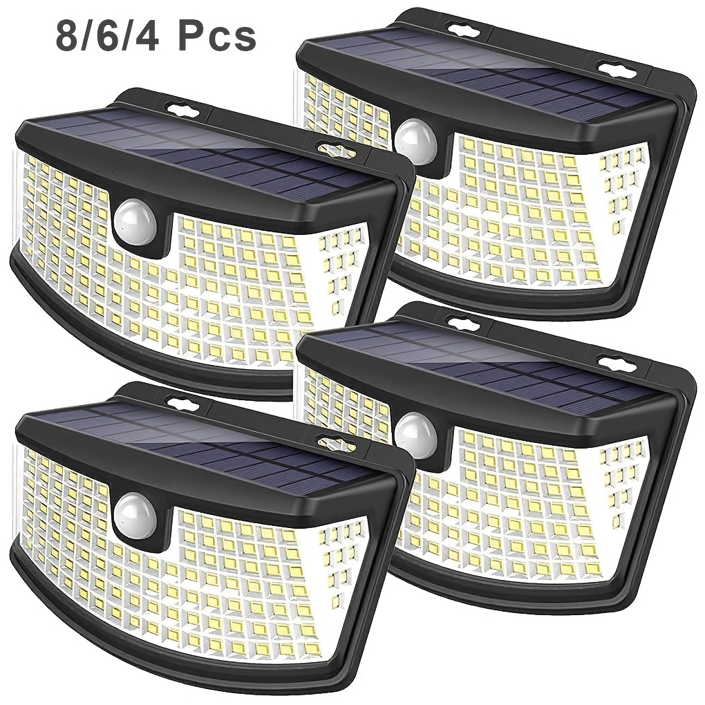 Motion Sensor Light - 8/6/4 packs de lampes solaires à