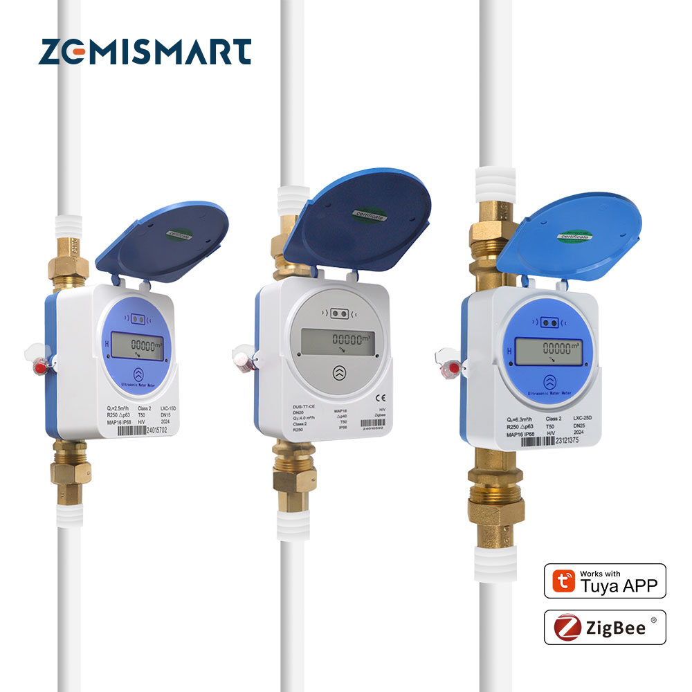 Smart Home Solution - Compteur d'eau intelligent à ultrasons Zemismart