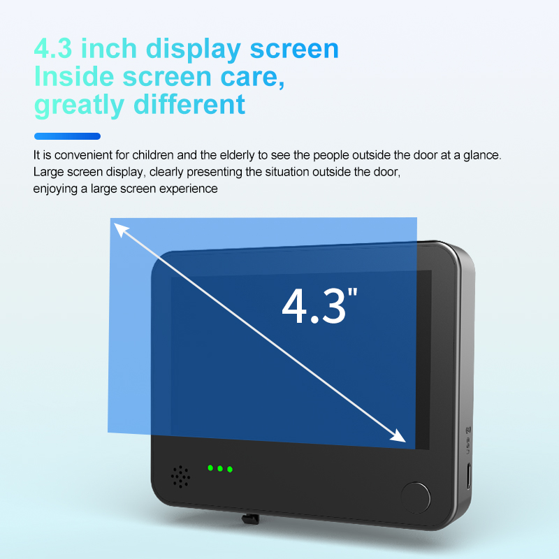 Danmini 4,3 pouces 2K Smart Li - Smart Home Battery Camera avis et prix