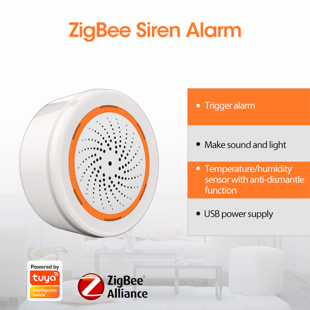 NEO-Tuya Zigbee sirène passere - Smart Home Registration avis et prix