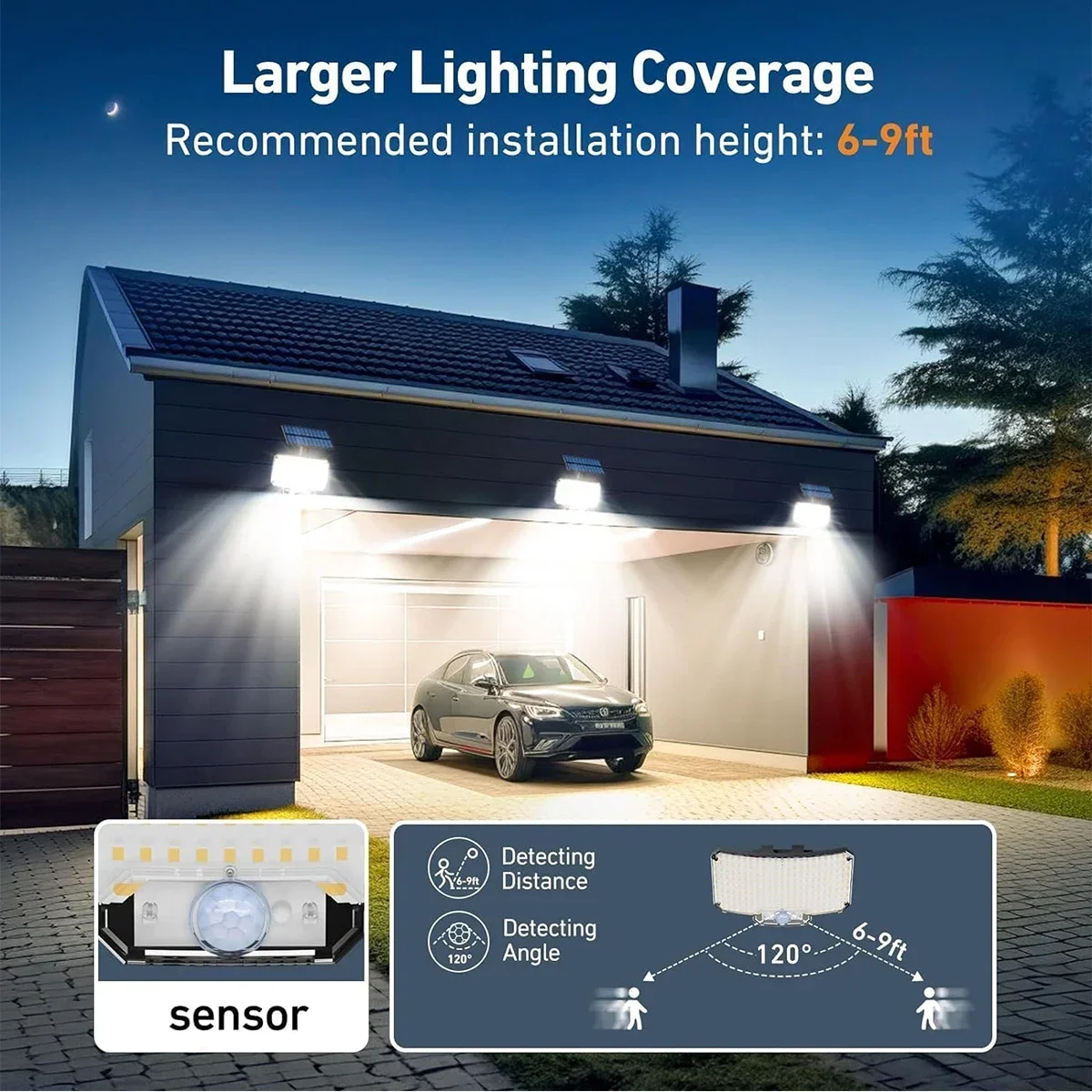 Lampes solaires d'extérieur 23 - Motion Sensor Light avis et prix