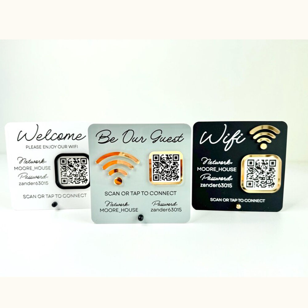 Panneau WiFi en acrylique pers - Airbnb Smart Home avis et prix