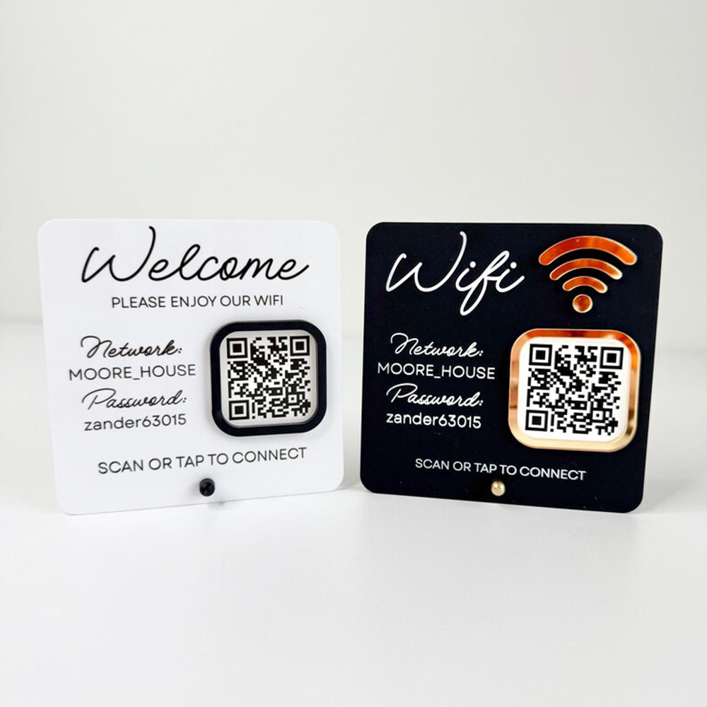 Panneau WiFi en acrylique pers - Airbnb Smart Home avis et prix