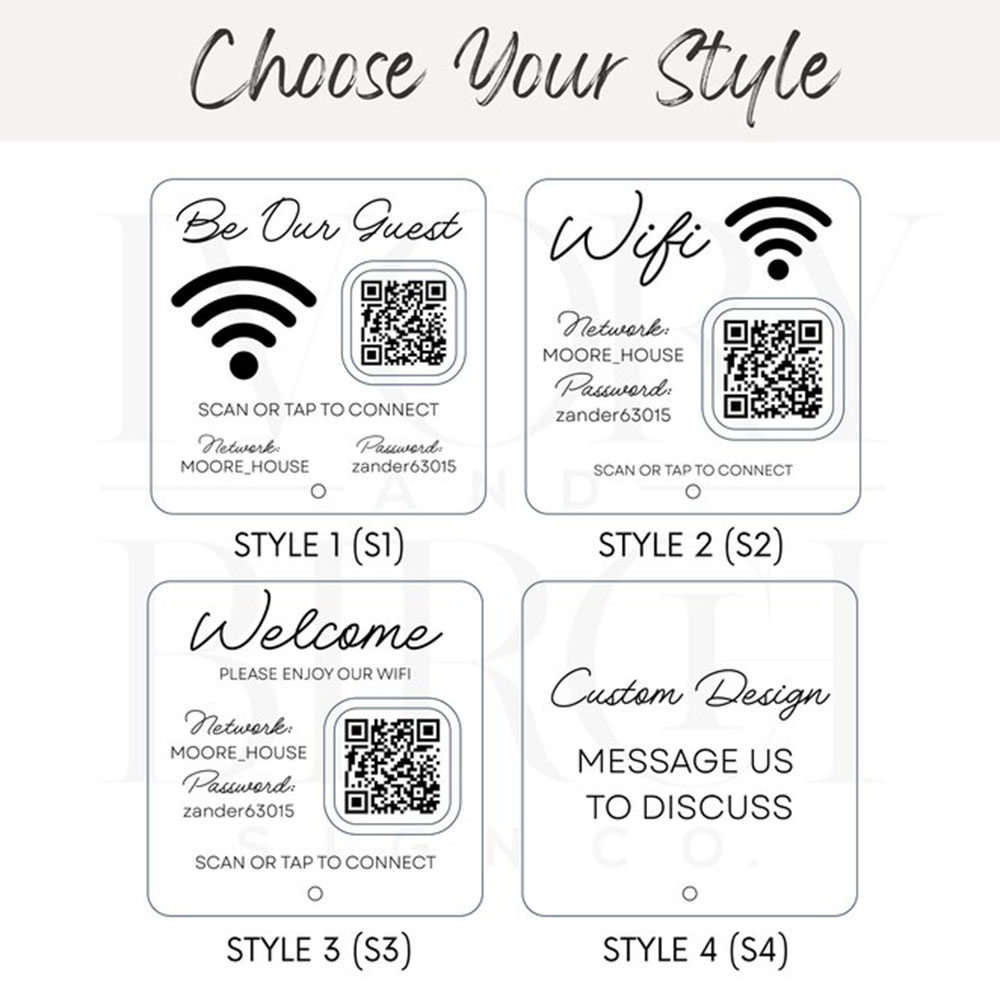 Panneau WiFi en acrylique pers - Airbnb Smart Home avis et prix