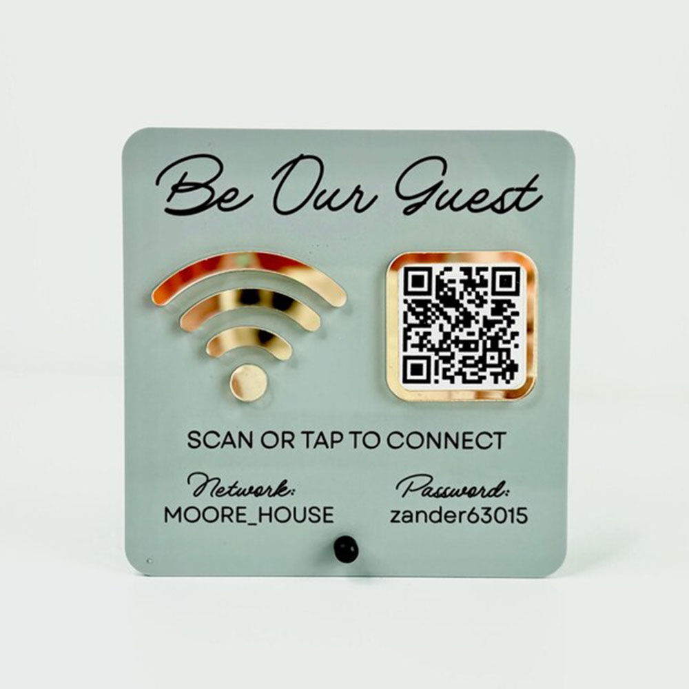 Panneau WiFi en acrylique pers - Airbnb Smart Home avis et prix