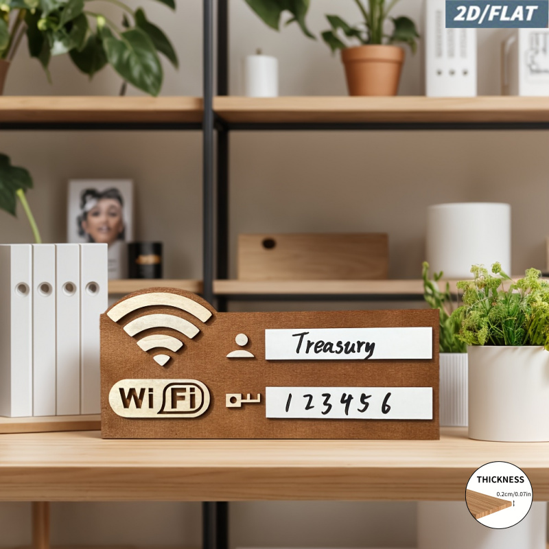 Panneau de mot de passe WiFi 2 - Airbnb Smart Home avis et prix