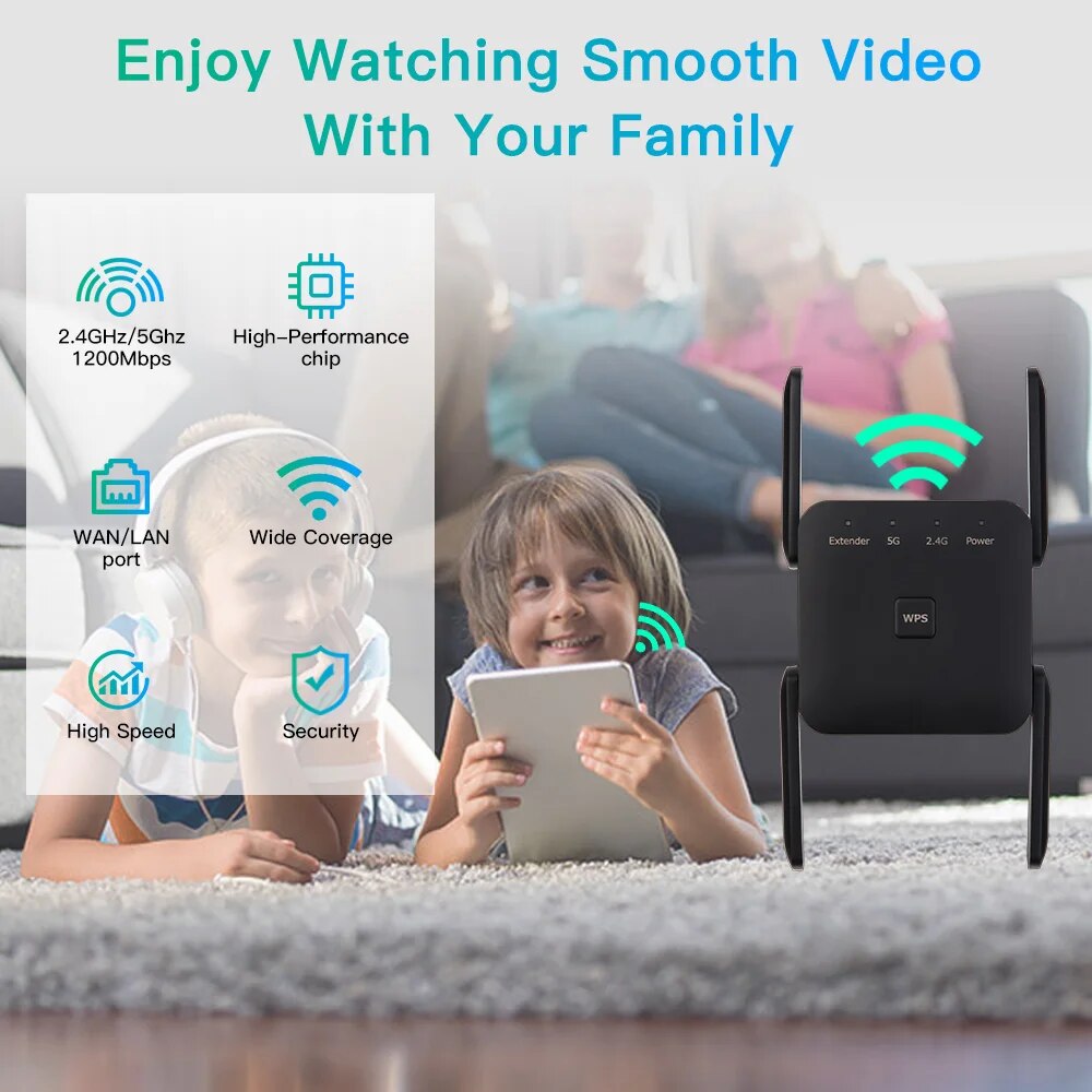 Répéteur Wi-Fi 1200Mbps 2.4GHz - Wifi Smart Plug avis et prix