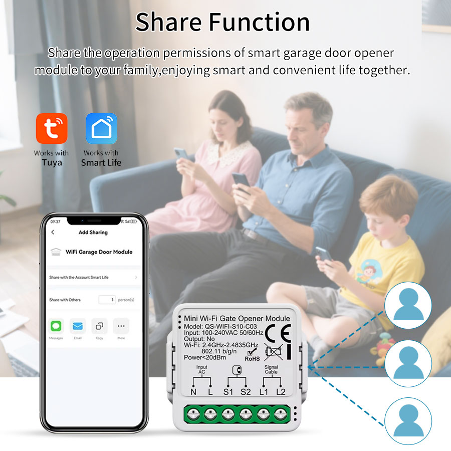Module de commande d'ouvre-por - Smart Home Solution avis et prix