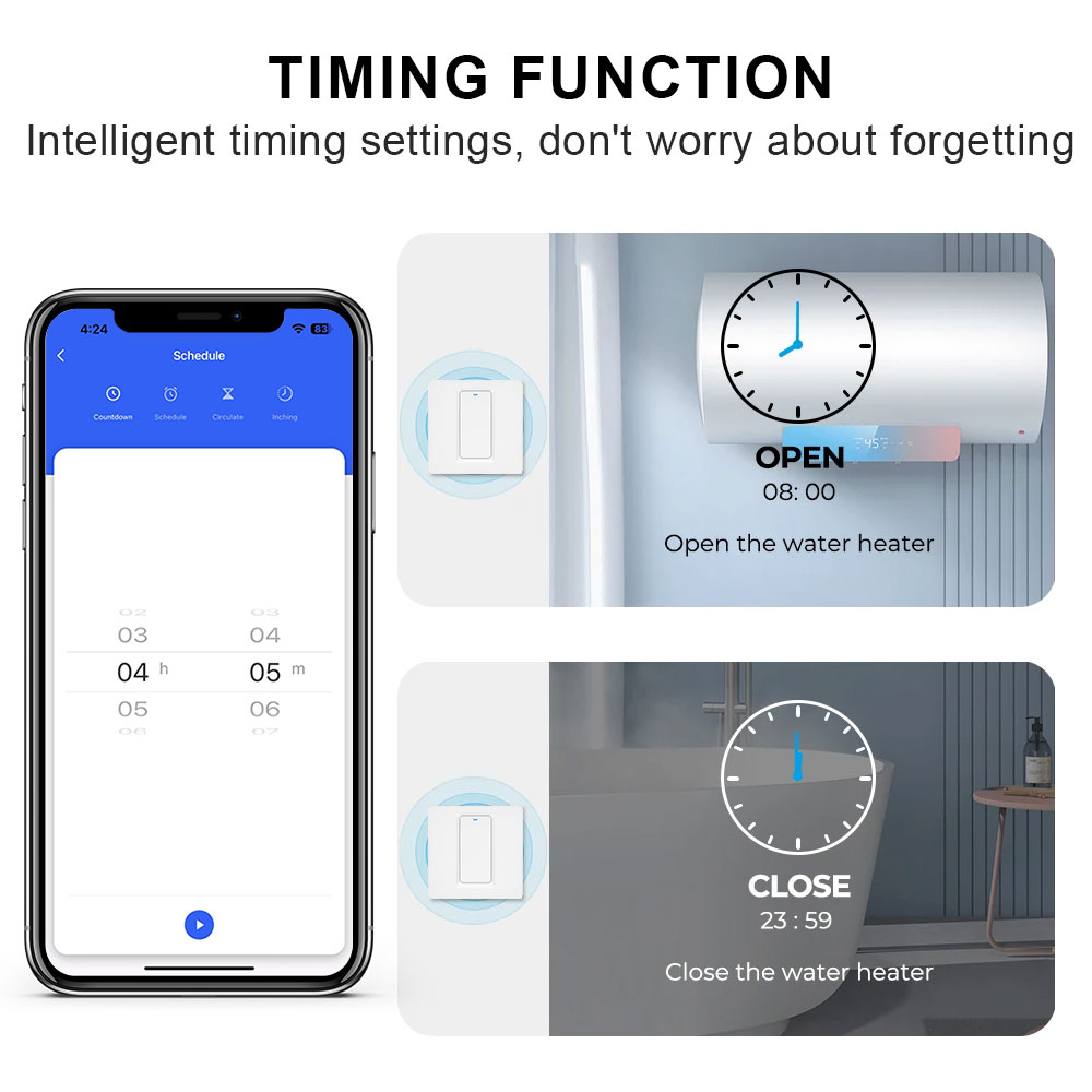 Commutateur de chauffe-eau int - Smart Home Remote avis et prix