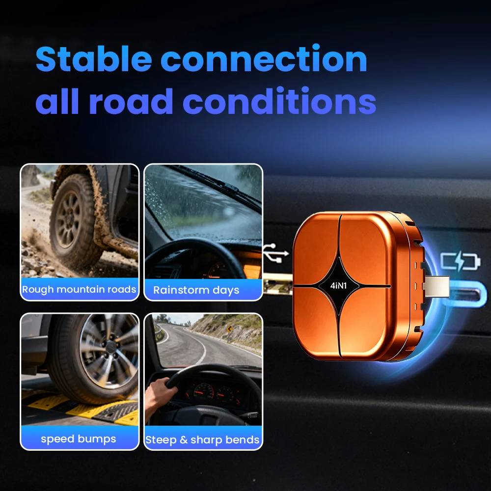Adaptateur CarPlay 4-en-1 CarR - Wifi Smart Plug avis et prix