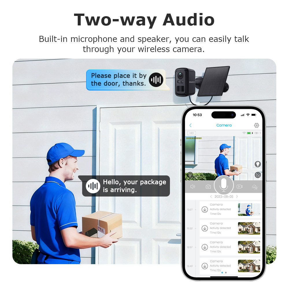 Caméra de sécurité Ubox Mini 4 - Smart Home Battery Camera avis et prix