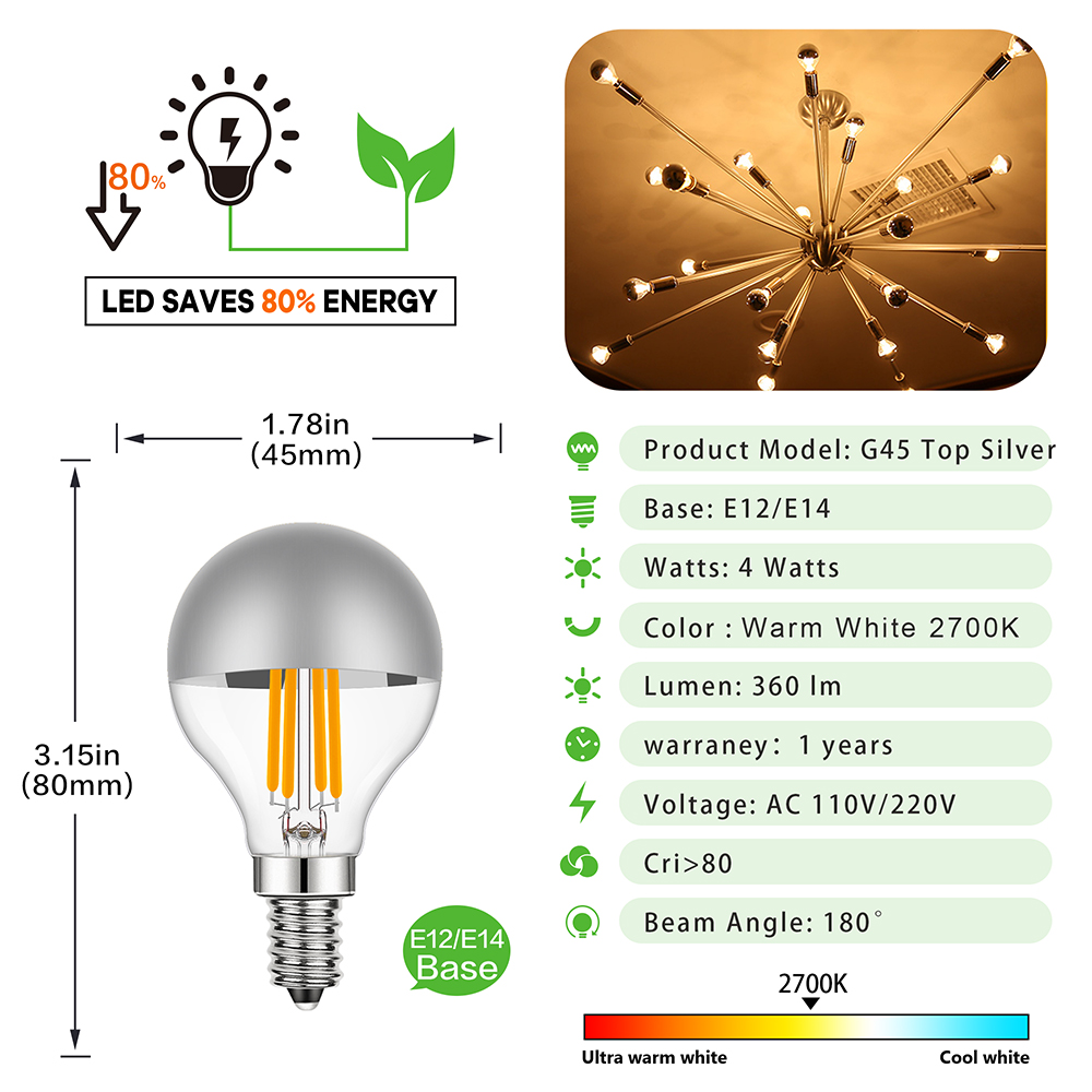 G45 Edison LED ampoule de nuit - Smart Home Retrofit avis et prix
