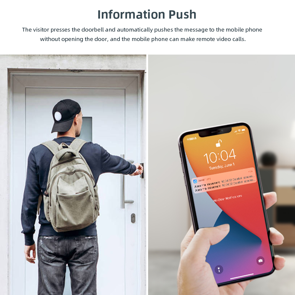 Sonnette vidéo Tuya 2MP étanch - Smart Home Battery Camera avis et prix