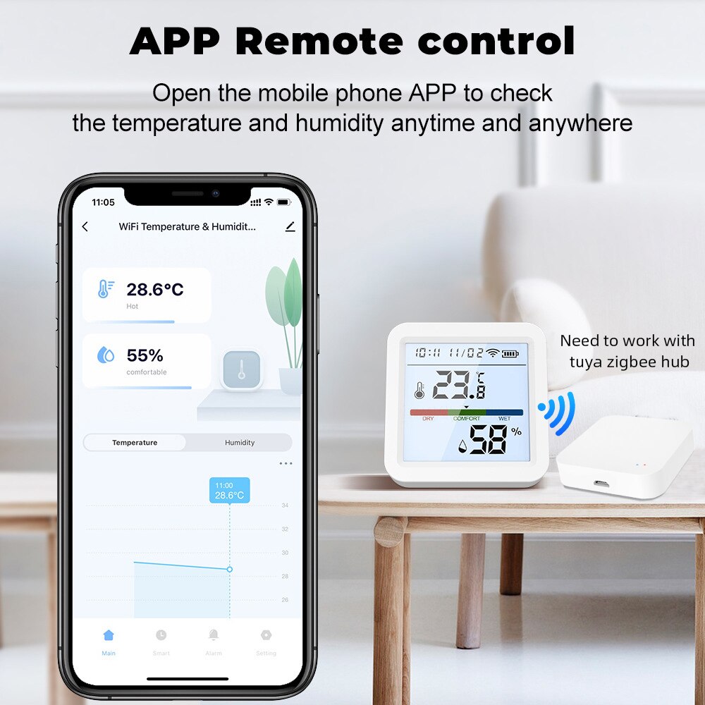 Tuya Zigequation-Capteur de te - Smart Home Registration avis et prix