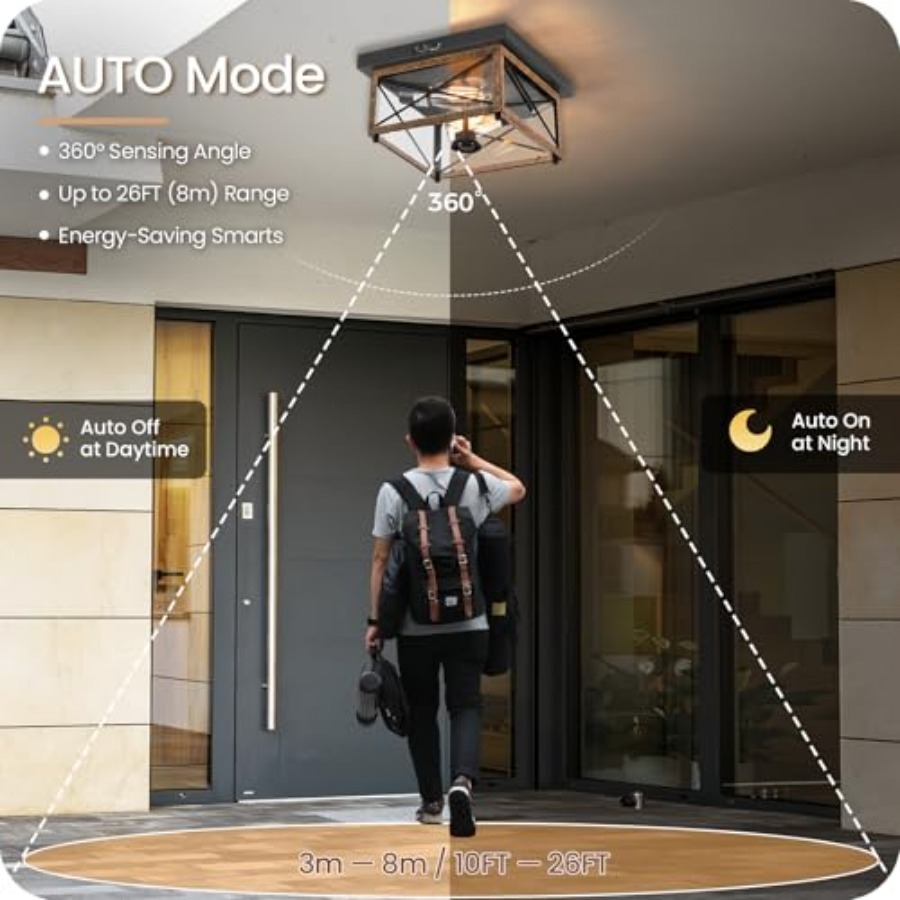 Plafonnier extérieur avec déte - Motion Sensor Light avis et prix