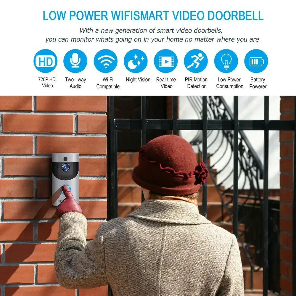 Sonnette de porte sans fil WIF - Smart Home Battery Camera avis et prix