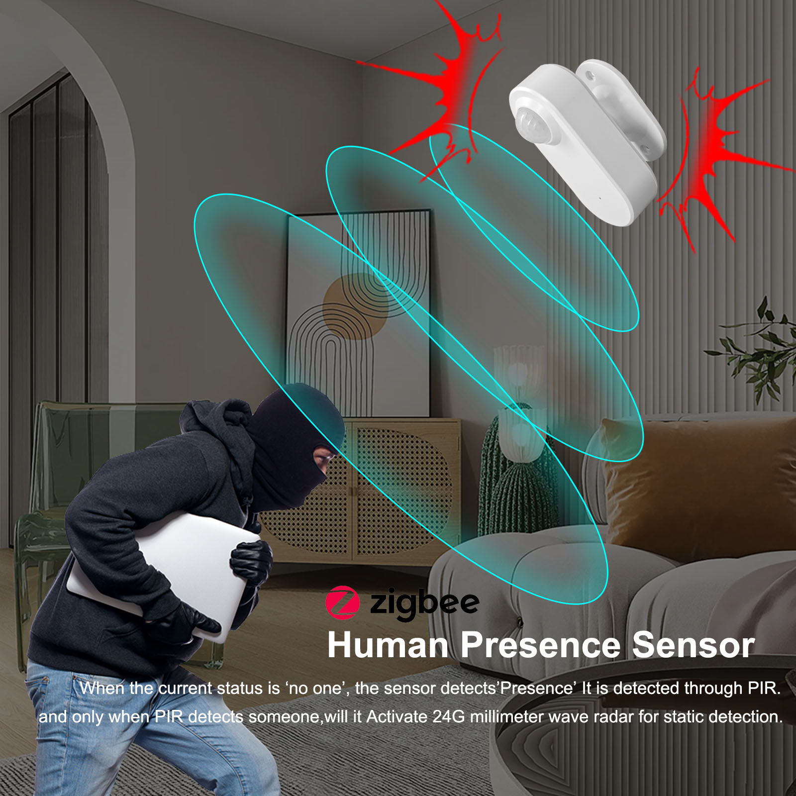 Détecteur de présence humaine  - Smart Home Retrofit avis et prix