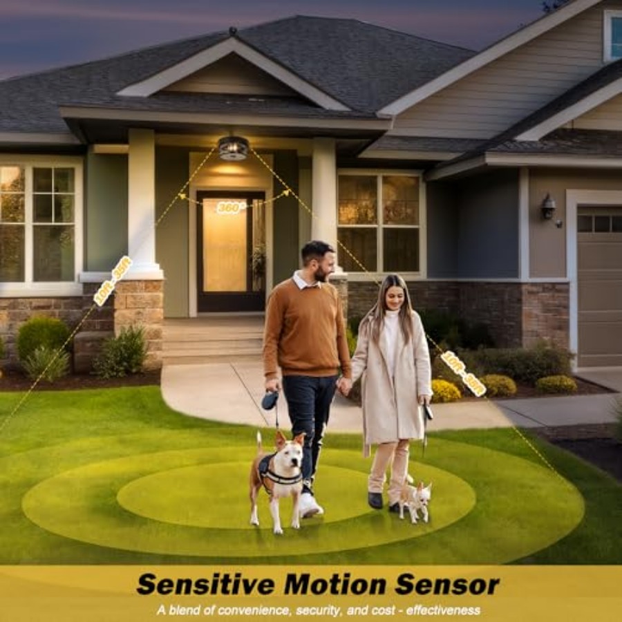 Plafonnier extérieur à détecte - Motion Sensor Light avis et prix