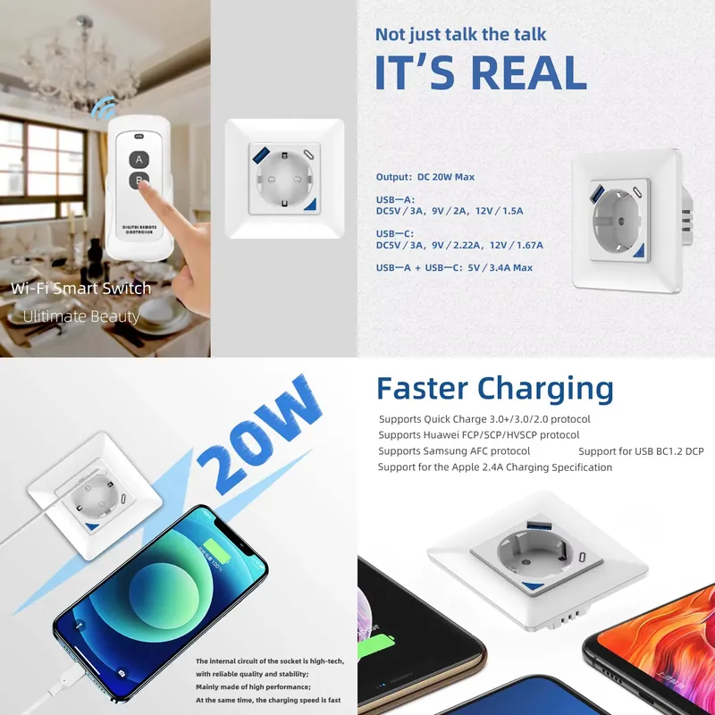 Prise murale intelligente Wi-F - Wifi Smart Plug avis et prix
