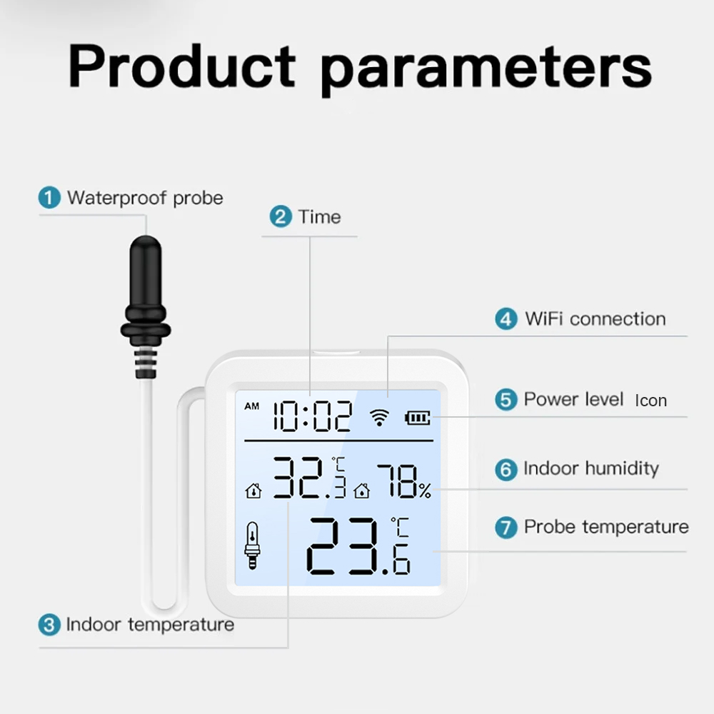 Capteur d'humidité et de tempé - Smart Home Solution avis et prix
