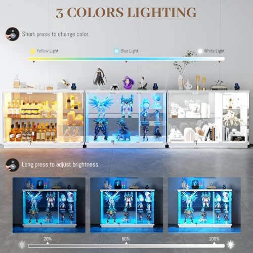 Vitrine en verre avec serrure  - Motion Sensor Light avis et prix
